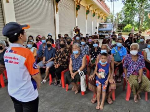 อบจ.ศรีสะเกษ เยี่ยมผู้ประสบภัยน้ำท่วม